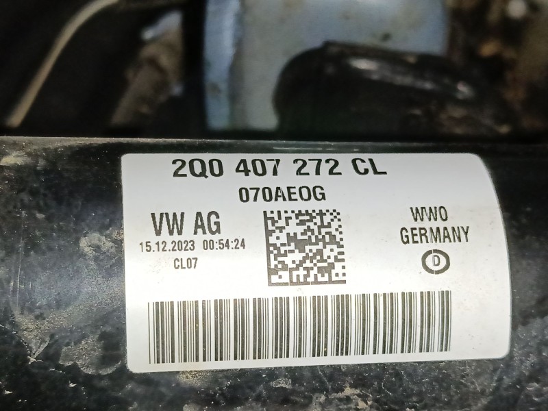 Recambio de transmision delantera derecha para volkswagen t-cross (c11, d31) 1.0 tsi referencia OEM IAM 2Q0407272CL  