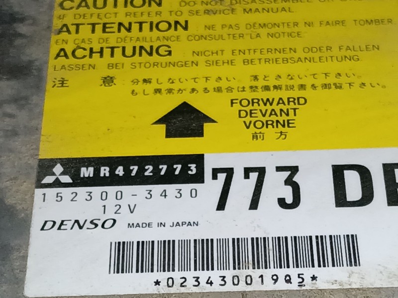 Recambio de kit airbag para mitsubishi montero iii (v7_w, v6_w) 3.2 di-d (v68w, v78w) referencia OEM IAM MR472773 1523003430 