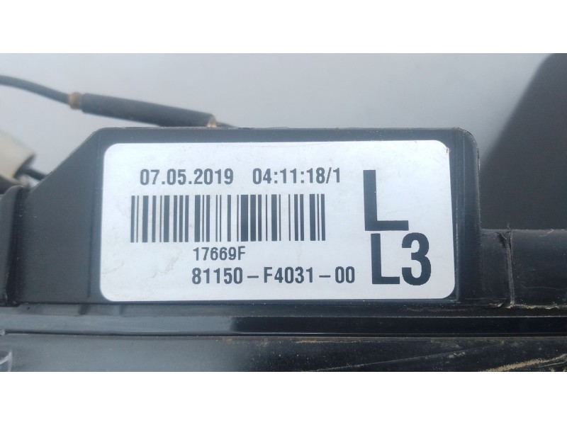 Recambio de faro derecho para toyota c-hr hybrid active referencia OEM IAM   