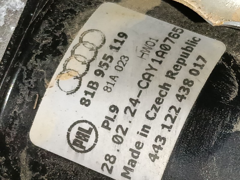 Recambio de motor limpia delantero para audi q2 (gab, gag) 30 tdi referencia OEM IAM 81B955119  