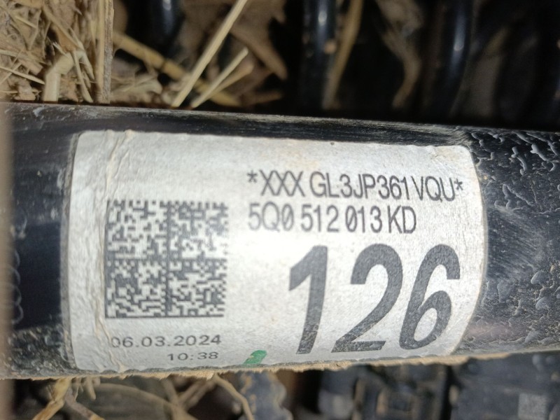 Recambio de amortiguador trasero derecho para audi q2 (gab, gag) 30 tdi referencia OEM IAM 5Q0512013KD  