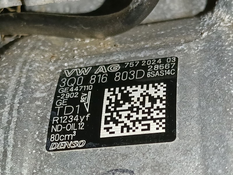 Recambio de compresor aire acondicionado para audi q2 (gab, gag) 30 tdi referencia OEM IAM   