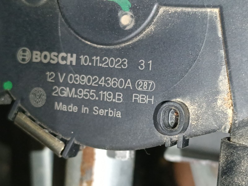 Recambio de motor limpia delantero para volkswagen t-cross (c11, d31) 1.0 tsi referencia OEM IAM 2GM955119B  