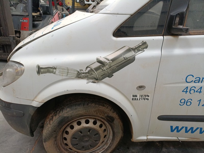 Recambio de aleta delantera izquierda para mercedes-benz vito / mixto furgoneta (w639) 109 cdi (639.601, 639.603, 639.605) refer