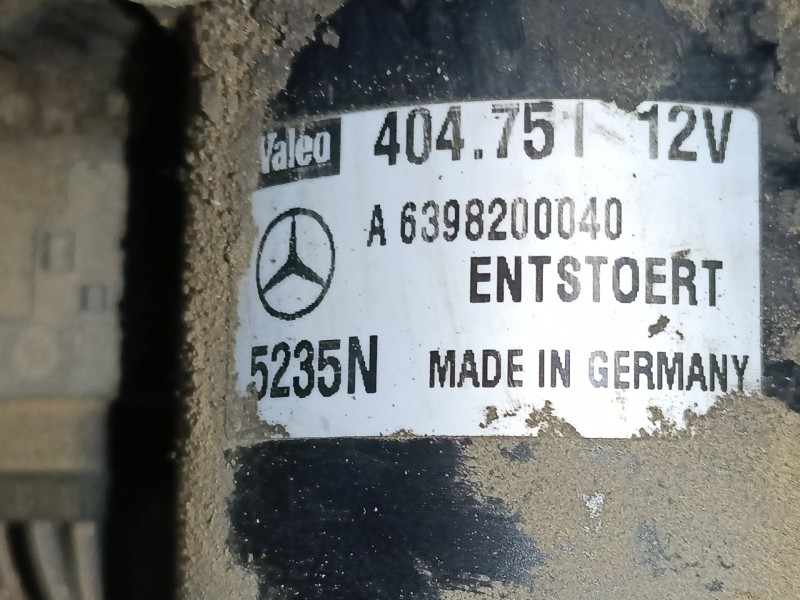 Recambio de motor limpia delantero para mercedes-benz vito / mixto furgoneta (w639) 109 cdi (639.601, 639.603, 639.605) referenc
