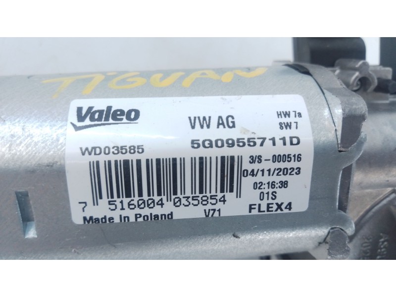 Recambio de motor limpia trasero para volkswagen tiguan (ad1, ax1) 2.0 tdi referencia OEM IAM 5Q0955711D  