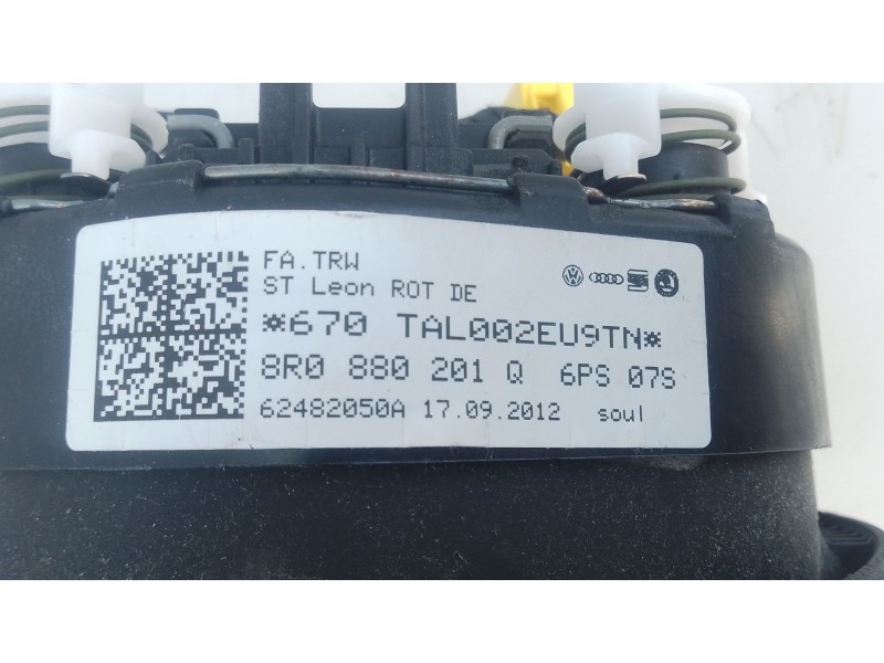 Recambio de kit airbag para audi q5 (8rb) 2.0 tdi quattro referencia OEM IAM 8R0959655G 5WK44483 