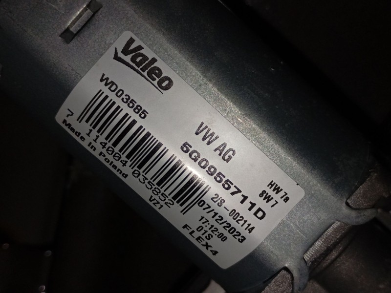 Recambio de motor limpia trasero para volkswagen t-cross (c11, d31) 1.0 tsi referencia OEM IAM 5G0955711D  