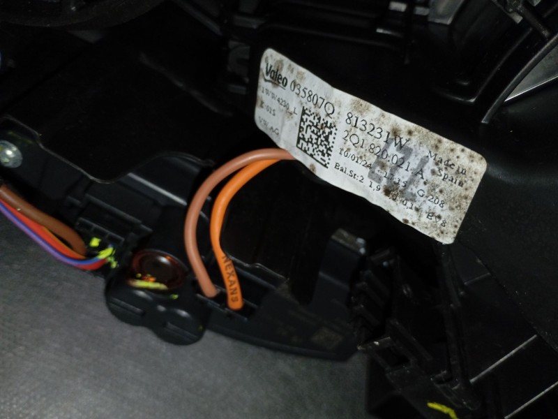 Recambio de ventilador calefaccion para volkswagen t-cross (c11, d31) 1.0 tsi referencia OEM IAM 2Q1820021A  