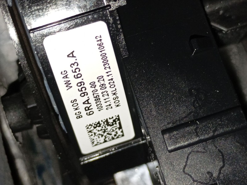 Recambio de anillo airbag para volkswagen t-cross (c11, d31) 1.0 tsi referencia OEM IAM 6RA959653A  