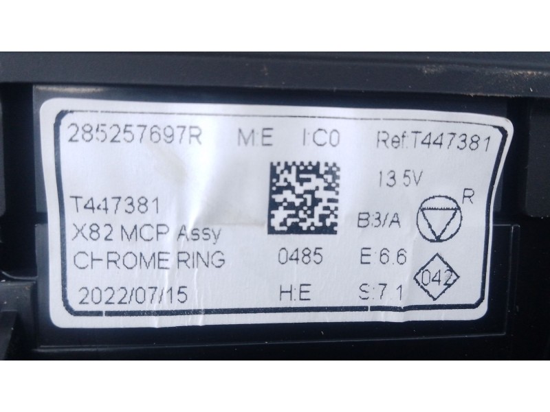 Recambio de mando climatizador para renault trafic iii autobús (jg_) 2.0 dci 110 (jgmw) referencia OEM IAM   
