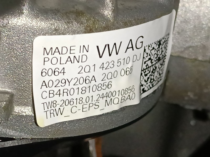 Recambio de columna direccion para volkswagen t-cross (c11, d31) 1.0 tsi referencia OEM IAM 2Q1423510DJ  
