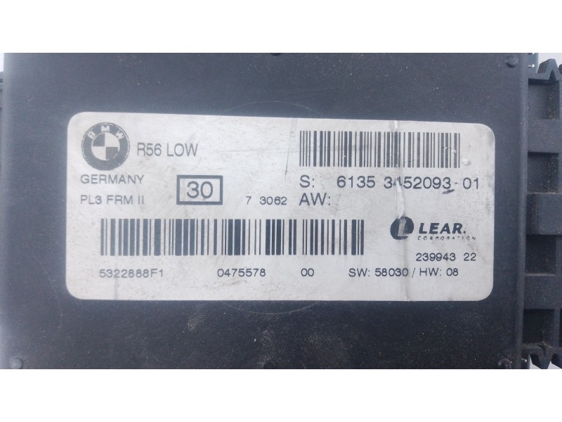 Recambio de modulo electronico para bmw mini (r56) one referencia OEM IAM   