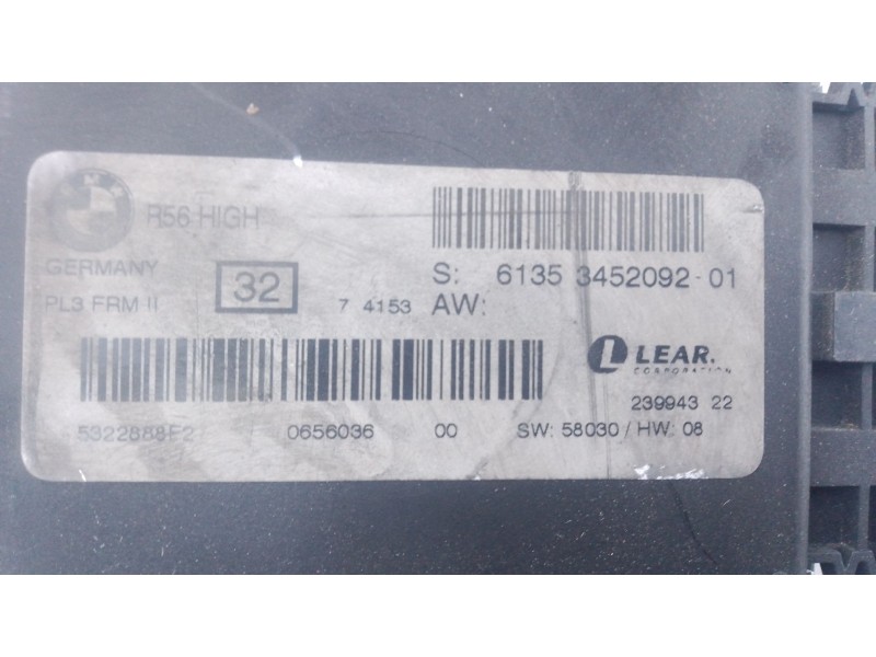 Recambio de modulo electronico para mini mini (r56) cooper d referencia OEM IAM   