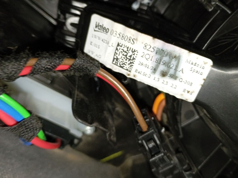 Recambio de ventilador calefaccion para volkswagen t-cross (c11, d31) 1.0 tsi referencia OEM IAM 2Q1819021A  