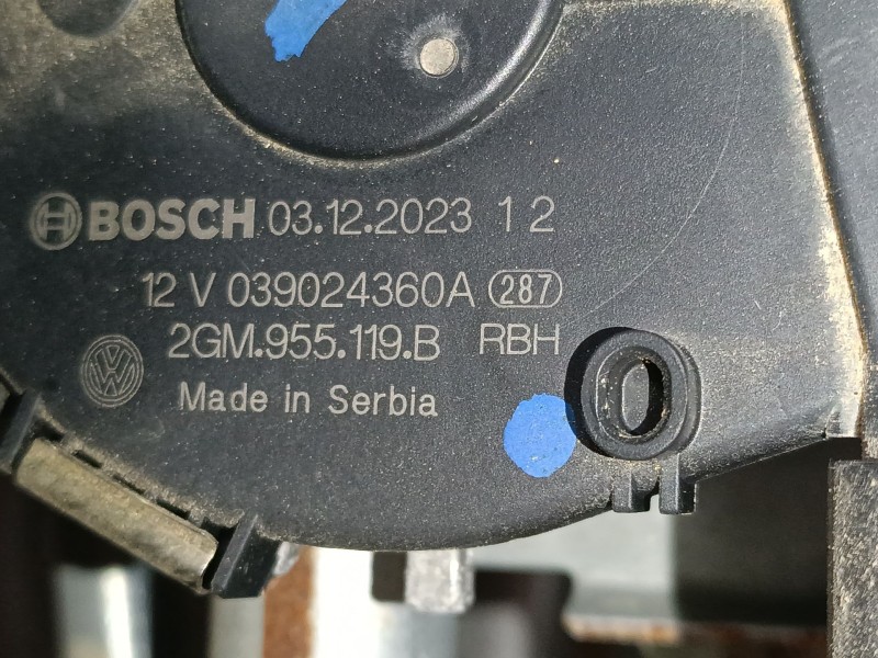 Recambio de motor limpia delantero para volkswagen t-cross (c11, d31) 1.0 tsi referencia OEM IAM 2GM955119B  