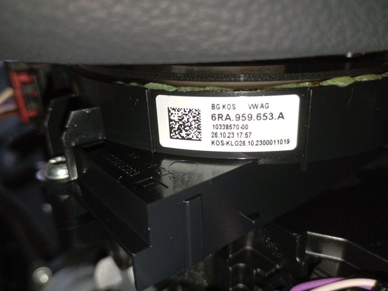 Recambio de anillo airbag para volkswagen t-cross (c11, d31) 1.0 tsi referencia OEM IAM   