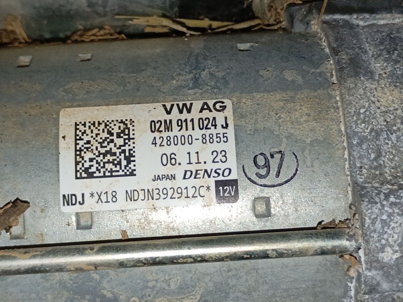 Recambio de motor arranque para volkswagen t-cross (c11, d31) 1.0 tsi referencia OEM IAM 02M911024J  