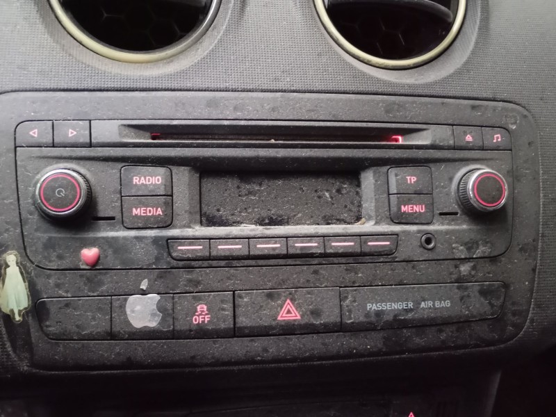 Recambio de sistema audio / radio cd para seat ibiza iv (6j5, 6p1) 1.6 tdi referencia OEM IAM   