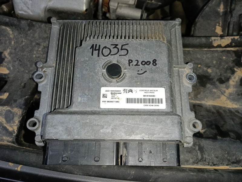 Recambio de centralita motor uce para peugeot 2008 i (cu_) 1.2 thp 110 / puretech 110 referencia OEM IAM   