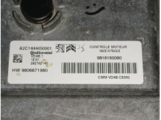 Recambio de centralita motor uce para peugeot 2008 i (cu_) 1.2 thp 110 / puretech 110 referencia OEM IAM    2