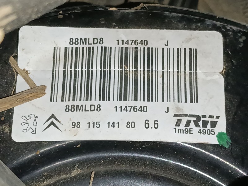 Recambio de servofreno para peugeot 2008 i (cu_) 1.2 thp 110 / puretech 110 referencia OEM IAM 9811514180  