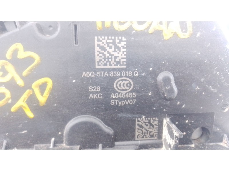 Recambio de cerradura puerta trasera derecha para volkswagen tiguan (ad1, ax1) 2.0 tdi referencia OEM IAM 5TA839016Q  E1-B6-24-1