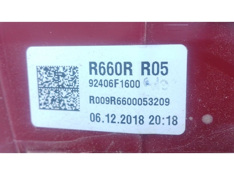Recambio de piloto trasero derecho porton para kia sportage iv (ql, qle) 1.6 crdi referencia OEM IAM   