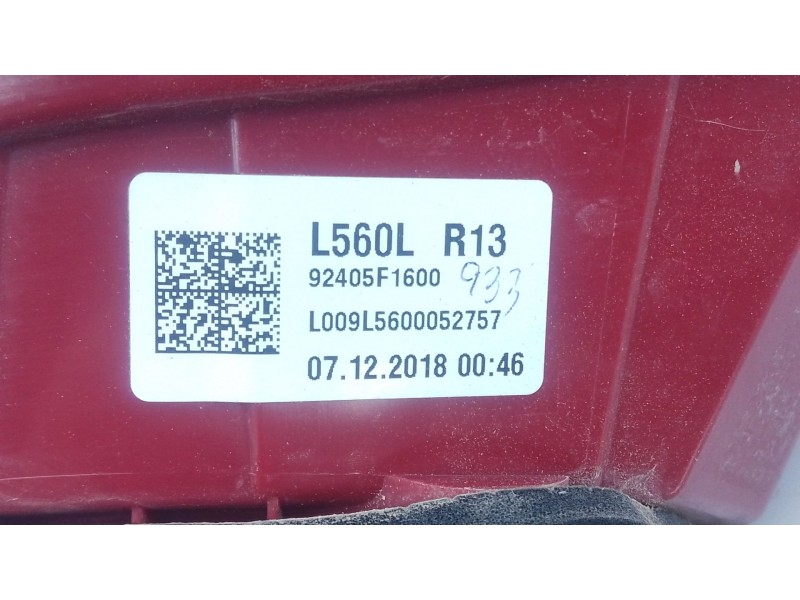 Recambio de piloto trasero izquierdo porton para kia sportage iv (ql, qle) 1.6 crdi referencia OEM IAM   