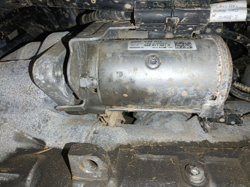 Recambio de motor arranque para seat leon (5f1) 1.6 tdi referencia OEM IAM 02Z911021K  