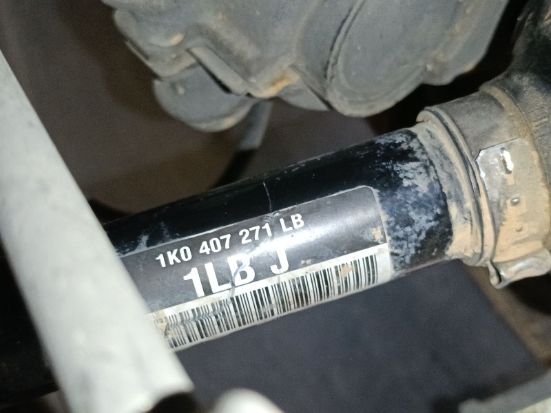 Recambio de transmision delantera izquierda para seat leon (5f1) 1.6 tdi referencia OEM IAM 1K0407271LB  