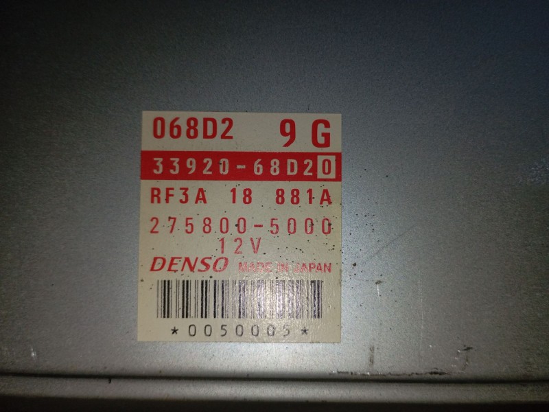 Recambio de centralita motor uce para suzuki grand vitara i (ft, ht) 2.0 td 4x4 (sq 420d) referencia OEM IAM 3392068D20 27580050