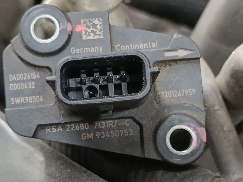 Recambio de caudalimetro para renault kadjar (ha_, hl_) 1.6 dci 130 referencia OEM IAM   