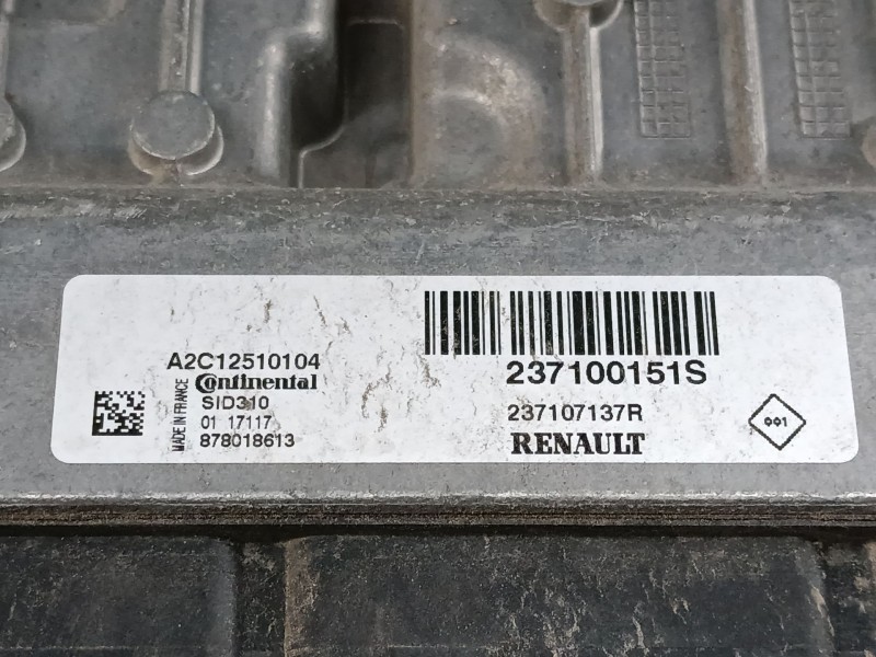 Recambio de centralita motor uce para renault kadjar (ha_, hl_) 1.5 dci 110 (hla3) referencia OEM IAM 237100151S A2C12510104 