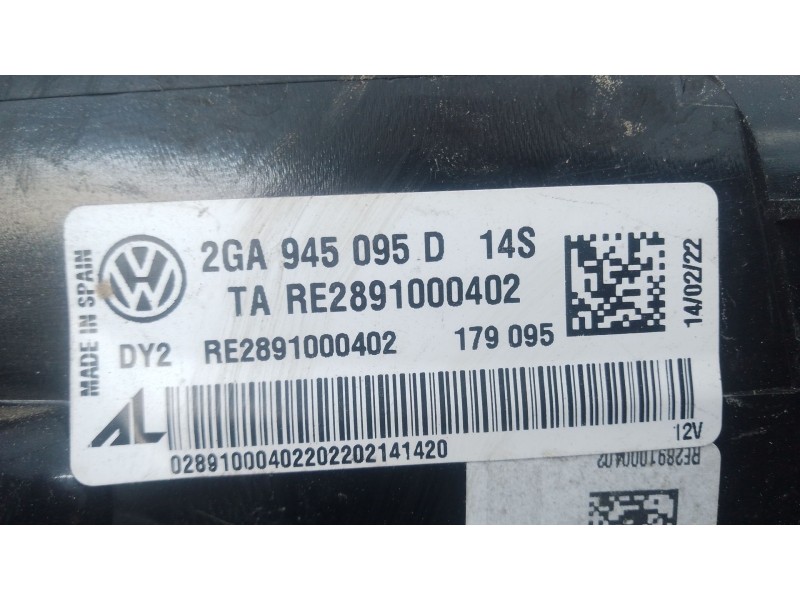 Recambio de piloto trasero izquierdo para volkswagen t-roc (a11, d11) 2.0 tdi scr referencia OEM IAM   