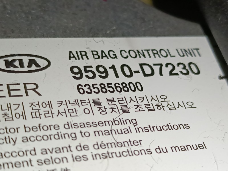 Recambio de kit airbag para hyundai tucson (tl, tle) 1.7 crdi referencia OEM IAM 95910D7230 635856800 