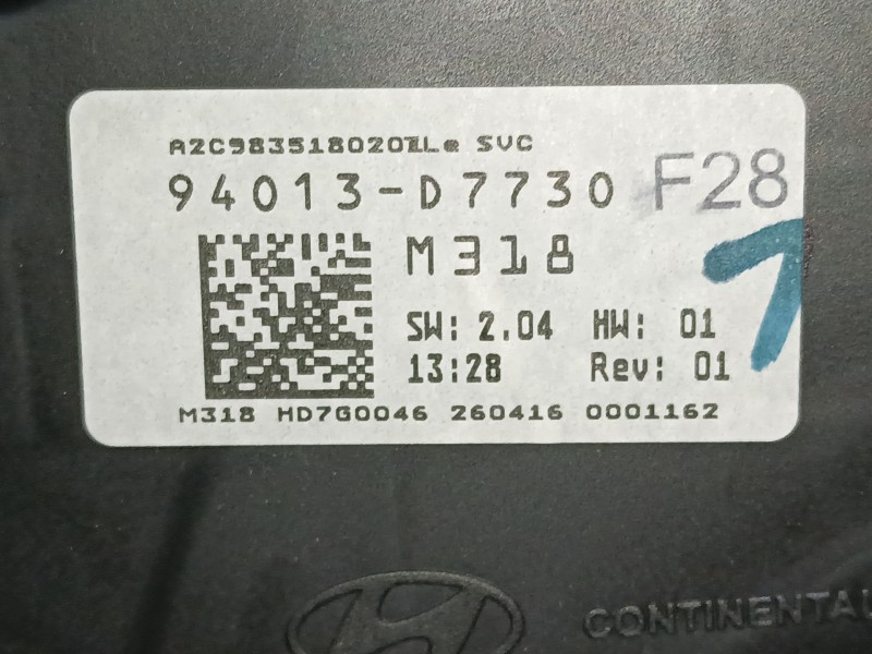 Recambio de cuadro instrumentos para hyundai tucson (tl, tle) 1.7 crdi referencia OEM IAM 94013-D7730F28  