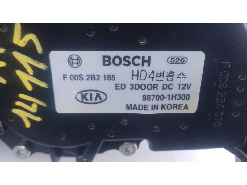 Recambio de motor limpia trasero para hyundai ix35 (lm, el, elh) 1.7 crdi referencia OEM IAM 987001H300 F00S2B2185 