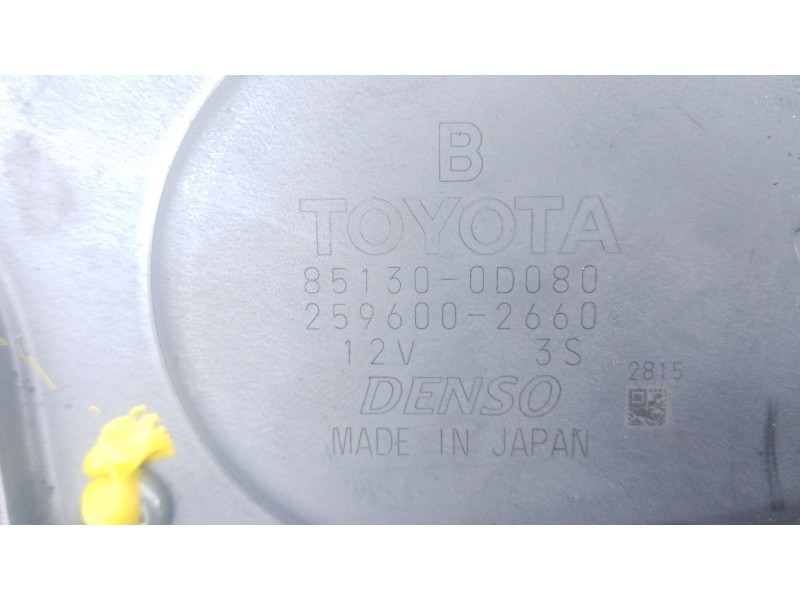 Recambio de motor limpia trasero para toyota yaris city referencia OEM IAM   