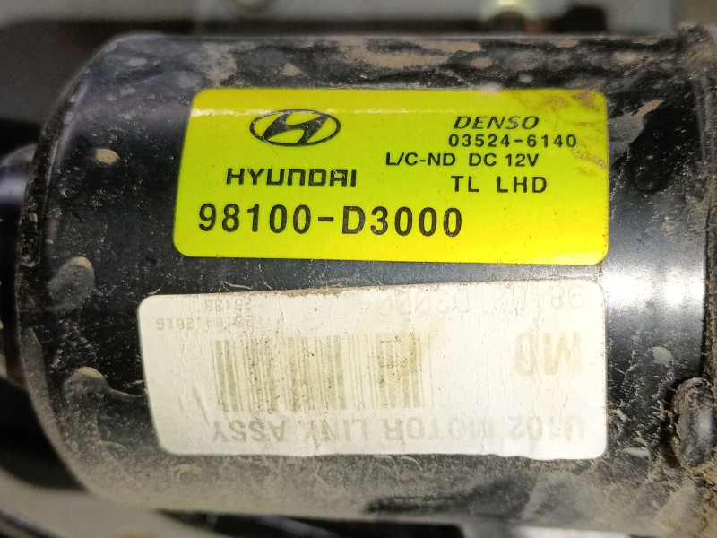 Recambio de motor limpia delantero para hyundai tucson (tl, tle) 1.7 crdi referencia OEM IAM 98100D3000  