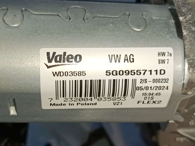 Recambio de motor limpia trasero para volkswagen t-cross (c11, d31) 1.0 tsi referencia OEM IAM 5G0955711D  