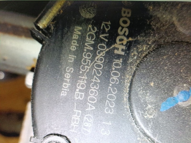 Recambio de motor limpia delantero para volkswagen t-cross (c11, d31) 1.0 tsi referencia OEM IAM 2GM955119B  