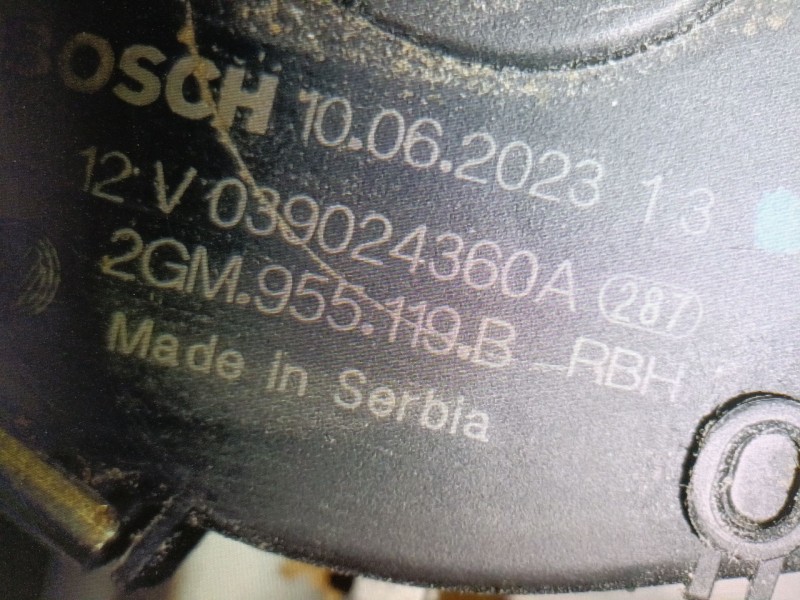 Recambio de motor limpia delantero para volkswagen t-cross (c11, d31) 1.0 tsi referencia OEM IAM 2GM955119B  