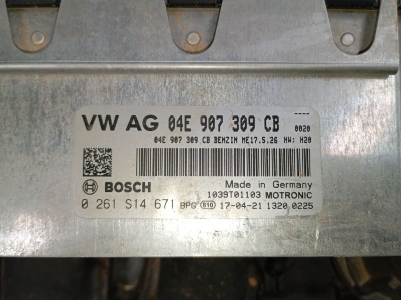 Recambio de centralita motor uce para seat ibiza iv (6j5, 6p1) 1.0 referencia OEM IAM 04E907309CB  