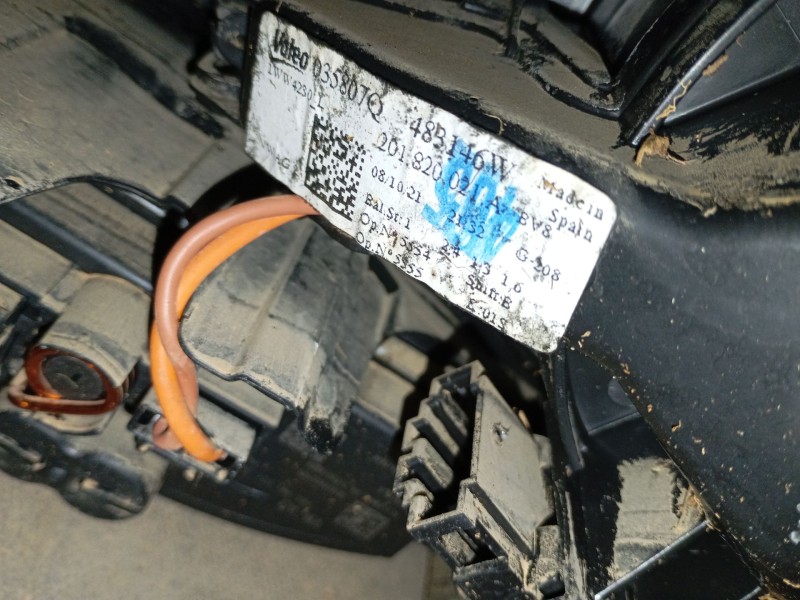 Recambio de ventilador calefaccion para volkswagen t-cross (c11, d31) 1.0 tsi referencia OEM IAM 2Q1820021A  