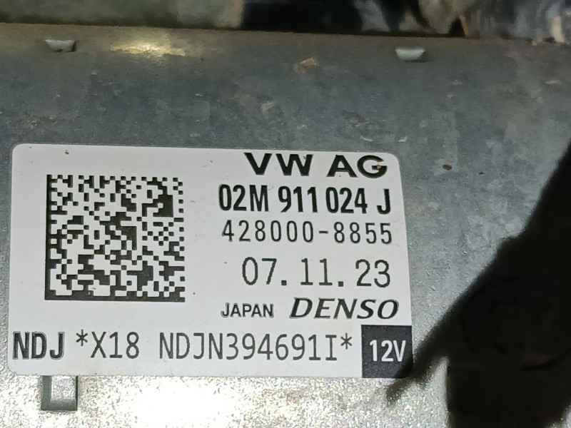 Recambio de motor arranque para volkswagen t-cross (c11, d31) 1.0 tsi referencia OEM IAM 02M911024J  