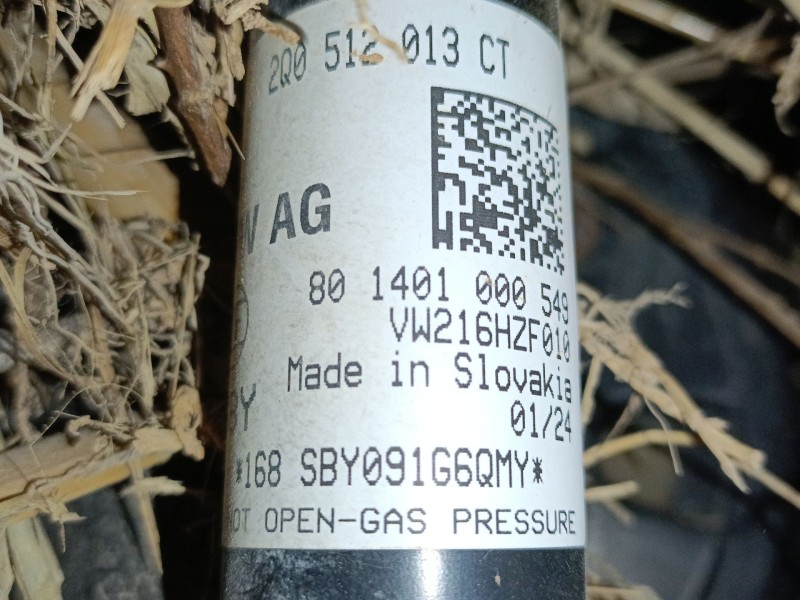 Recambio de amortiguador trasero derecho para volkswagen t-cross (c11, d31) 1.0 tsi referencia OEM IAM 2Q0512013CT  