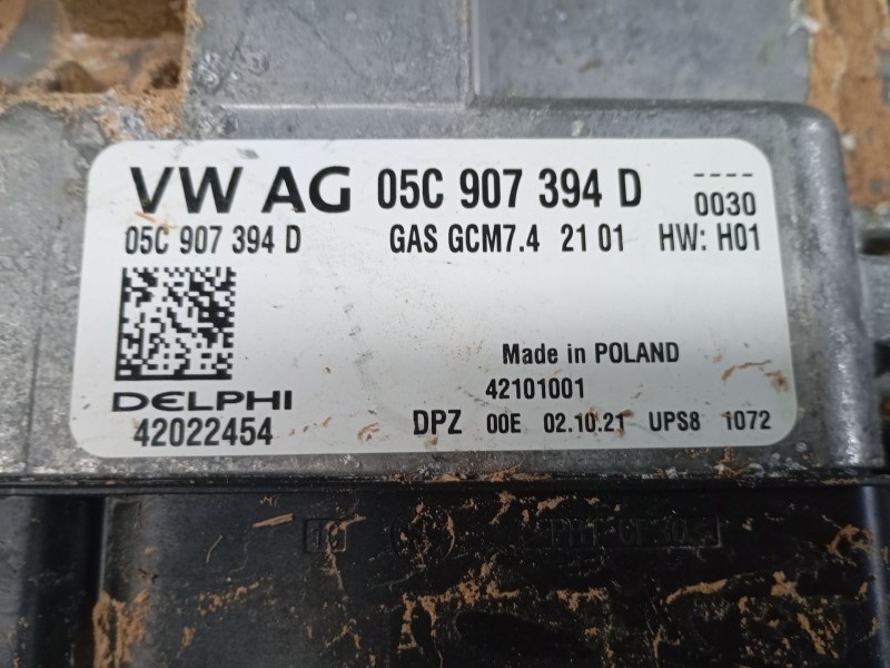 Recambio de centralita motor uce para volkswagen t-cross (c11, d31) 1.0 tsi referencia OEM IAM 05C907394D  