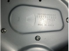 Recambio de motor limpia trasero para kia rio iv (yb, sc, fb) 1.2 cvvt referencia OEM IAM 98700H8000   2