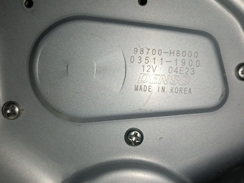 Recambio de motor limpia trasero para kia rio iv (yb, sc, fb) 1.2 cvvt referencia OEM IAM 98700H8000  